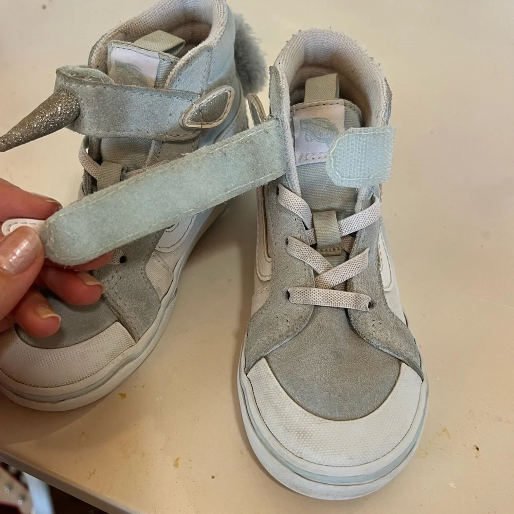 Vans Kids Toddler Unicorn Sk8-Hi RE Sneakers - sz 9 toddler